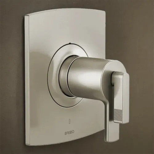 Brizo Kintsu TempAssure Thermostatic Valve Trim with Temperature and Volume Control, Brilliance Luxe Nickel - T60006-NKLHP