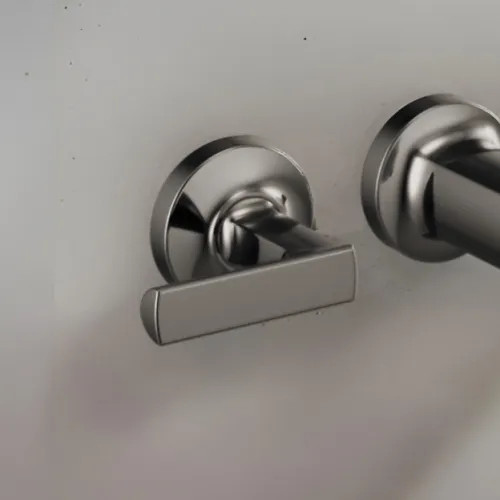 Brizo Kintsu Tub Filler Lever Handles, Brilliance Black Onyx - HL70406-BNX