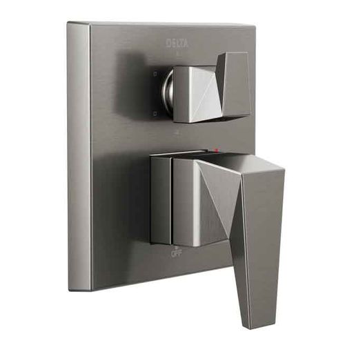 Delta T24943-KS Trillian Valve Only Trim with 6-Setting Diverter, Black Stainless