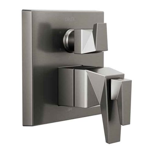 Delta T27T943-KS Trillian TempAssure Valve Only Trim with 6-Setting Diverter, Black Stainless