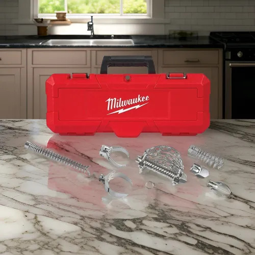 Milwaukee 2"-4" Head Attachment Kit for Milwaukee 7/8" Sectional Cable - 48-53-3839 