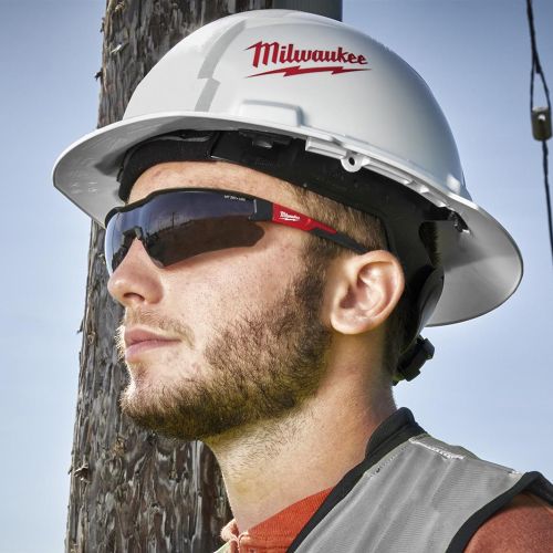 Milwaukee Tinted Safety Glasses with Fog-Free Lenses and Flexible Nose Bridge - 48-73-2017