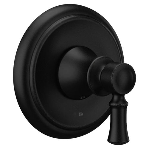 Moen Dartmoor M-CORE Transfer Valve Trim, Lever Handle, Matte Black - UT2031BL