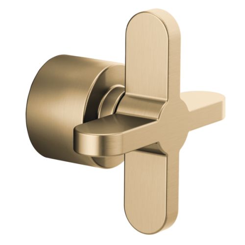 Brizo, 4" Cross Handle Kit for Odin Pressure Balance Valve Trim, ADA, Brilliance Luxe Gold - HX60P75-GL