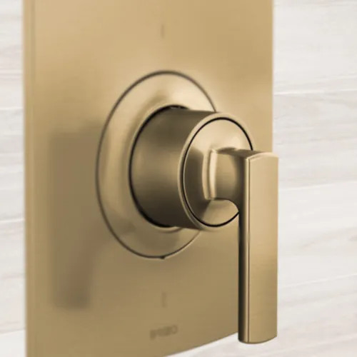 Brizo Kintsu Sensori Thermostatic Valve Trim Lever Handle Kit, Brilliance Luxe Gold - HL6606-GL