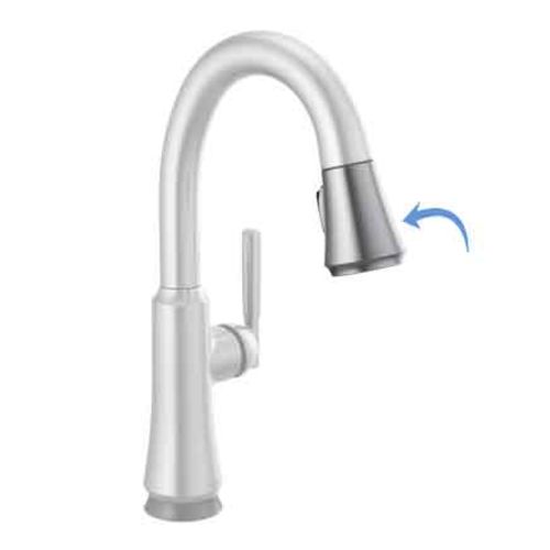 Delta Coranto Kitchen Faucet Sprayer Assembly, Arctic Stainless - RP101294AR 