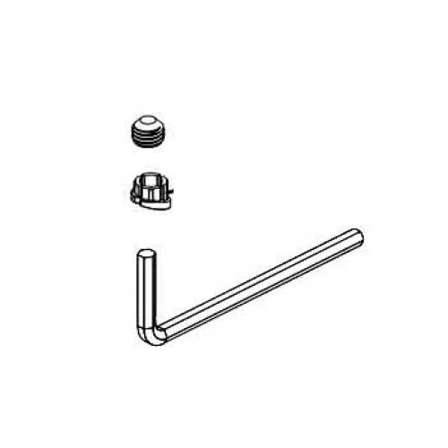Delta RP101439PC Trillian Set Screw, Cover, and Wrench - Chrome