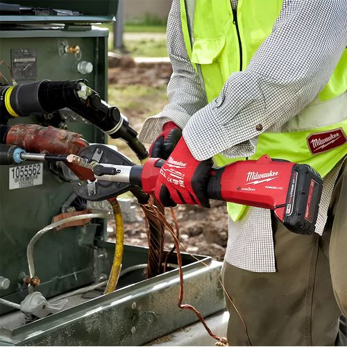 Milwaukee M18 Cordless FORCE LOGIC 6T Linear Utility Crimper Kit with O-D3 Jaw - 2978-22O