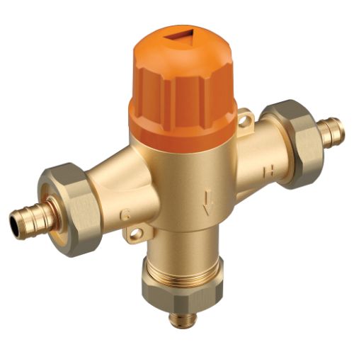 Moen 104464 Commercial 1/2" Crimp Ring PEX Connection Thermostatic Mixing Valve
