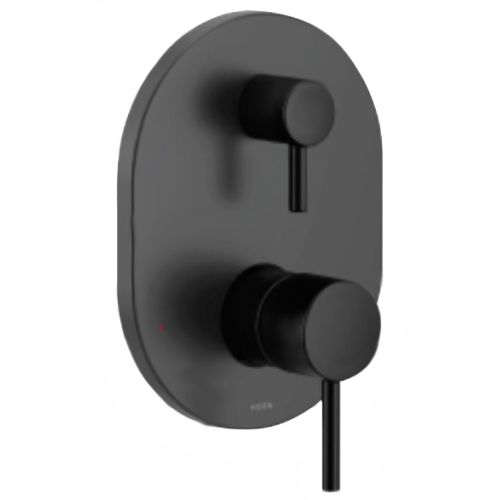 Moen Align M-CORE 3-Series Valve Trim w/ Transfer, Lever Handles, Matte Black - UT3290BL
