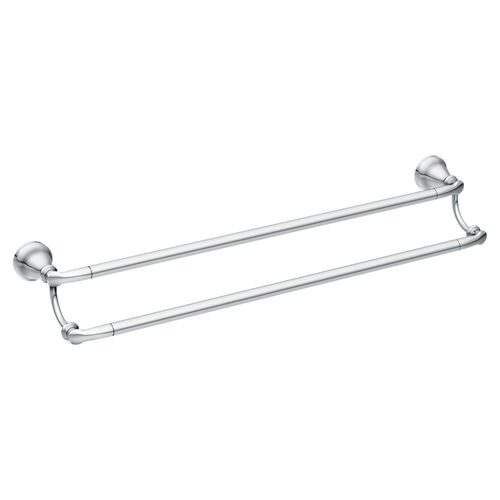 Moen Hilliard 24" Double Towel Bar, Chrome - MY2722CH 