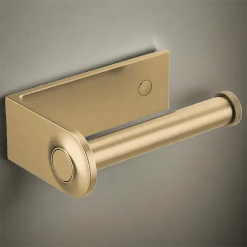 Brizo Kintsu Open Post Tissue Holder, Brilliance Luxe Gold - 695006-GL