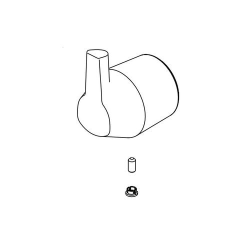 Delta RP101747BL Galeon Divert Handle Kit, Matte Black