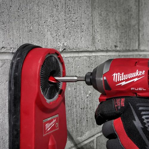 Milwaukee 1/2in x 4in x 6in SHOCKWAVE Carbide Hammer Drill Bit with 1/4in Hex Shank and POWER TIP - 48-20-9030 