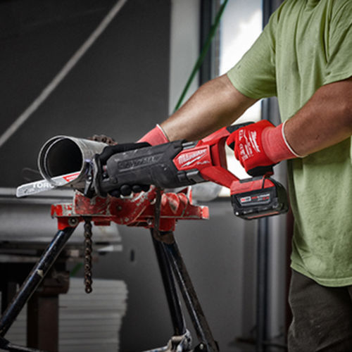 Milwaukee M18 FUEL Brushless Cordless SAWZALL Reciprocating Saw Kit with 2-Pc 5.0 Ah Batteries Charger and Hard Case - 2821-22