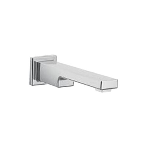 Moen 10-inch Non-Diverter Wall-Mount Chrome Tub Spout, M-PACT, 1/2-inch Connection Size, Slip Fit - TFS3898