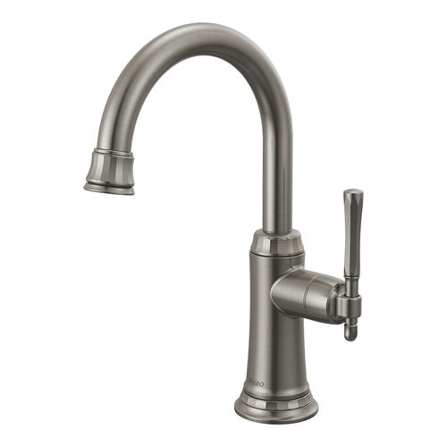 Brizo Tulham One Handle Beverage Faucet, Luxe Steel - 61358LF-C-SL