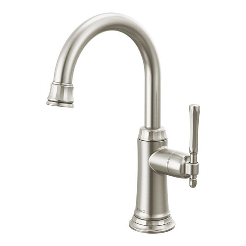 Brizo Tulham One Handle Beverage Faucet, Stainless Steel - 61358LF-C-SS