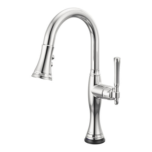 Brizo Tulham SmartTouch Single Handle Pull-Down Bar/Prep Faucet, Polished Chrome - 64958LF-PC
