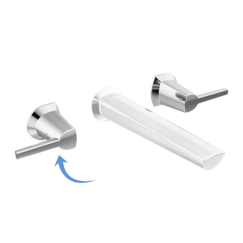 Delta Galeon Two-Handle Widespread Lavatory Handle Kit, ADA, Matte Black - RP101733BL 