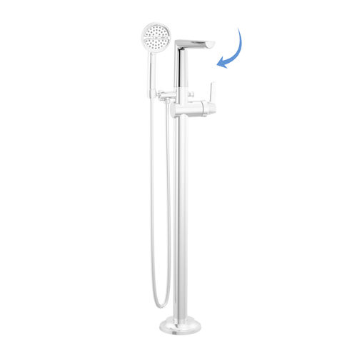  Delta RP101756PCPR Galeon Floor Mount Tub Filler Spout, Chrome