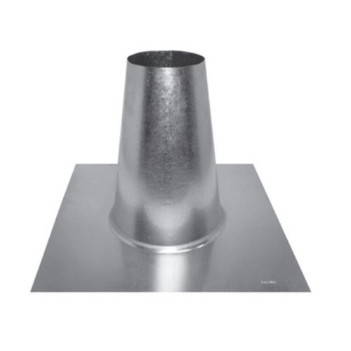 M&G DuraVent 12" B-Vent Large Diameter Tall Cone Flat Flashing - 12BVFF