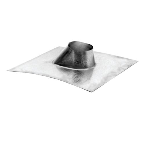 M&G DuraVent 4" B-Vent Adjustable Flashing for Metal or Tile Roofs, Aluminum - 4BVFDSA 