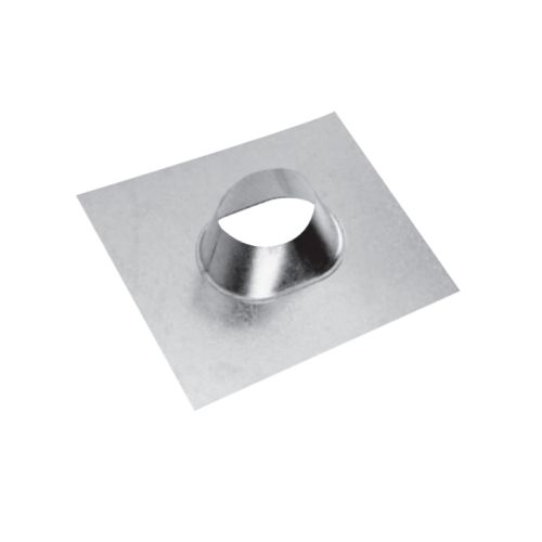 M&G DuraVent 8" B-Vent Adjustable Flat Flashing 0/12" to 6/12" - 8BVF
