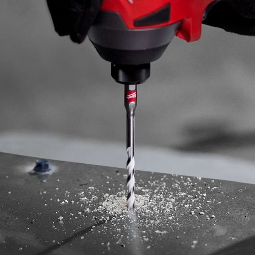 Milwaukee 1/2" x 4" x 6" SHOCKWAVE Carbide Multi-Material Percussion Drill Bit with 1/4" Hex Shank - 48-20-8892