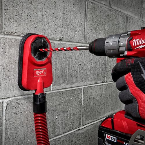 Milwaukee 1/2in x 10in x 12in Carbide Hammer Drill Bit with 1/4in Hex Shank - 48-20-9031