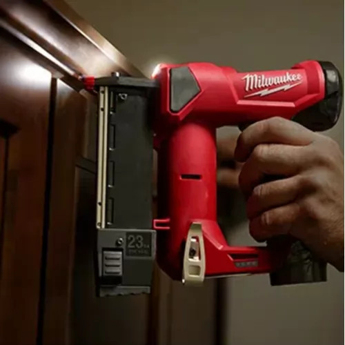 Milwaukee M12 23-Gauge Cordless Pin Nailer Kit with 1.5 Ah Battery, Charger, and Tool Bag - 2540-21 