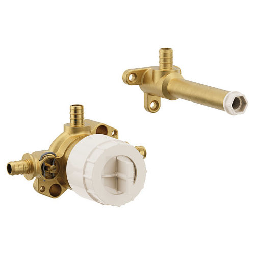 Moen WMV130XS M-Pact Wall-Mount Tub Rough-In Valve, 1/2" PEX Crimp