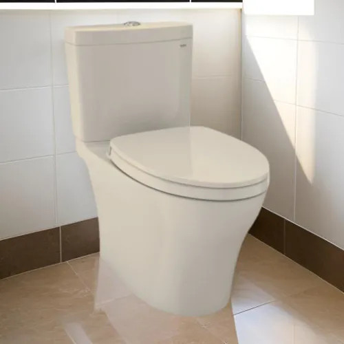 TOTO Aquia IV ADA WASHLET  Elongated Toilet with Sanagloss, Bone  - MS446124CEMGN#03 