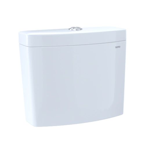 TOTO Aquia IV Toilet Tank Only, Dual-Flush, Auto-Flush Ready, Cotton White -  ST446EMNA#01