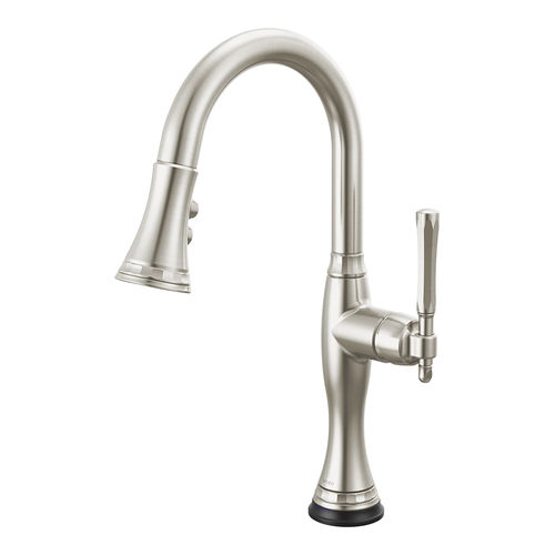 Brizo Tulham SmartTouch Single Handle Pull-Down Bar/Prep Faucet, Stainless Steel - 64958LF-SS