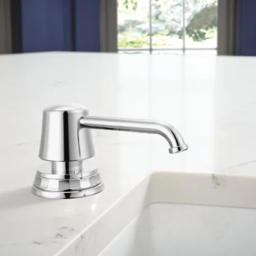 Brizo Tulham Soap/Lotion Dispenser, Polished Chrome - RP101658PC