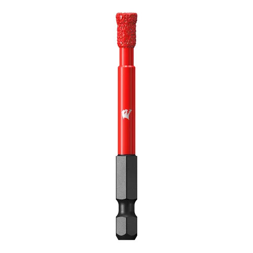Diablo 1/4in Diamond Grit Hole Saw for Porcelain Tile, Ceramic Tile, Granite, Marble, Slate, and Glass - DHS0250DG