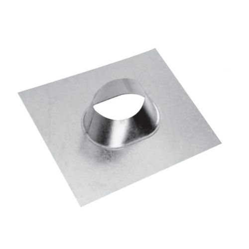 M&G Duravent 3" B-vent Adjustable Roof Flashing for Roof Pitches 0/12 to 6/12 - 3BVF