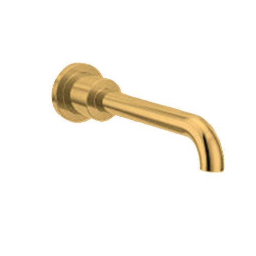 Moen Cia WallMounted Brushed Gold Non-Diverter Tub Spout, 1/2-inch Connection Size, M-PACT Valve System - TF3347BG