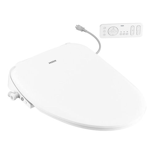 Moen EB2100-E 5-Series eBidet Toilet Seat, Elongated, White