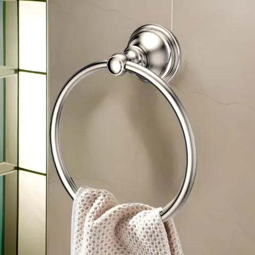 Pfister Tisbury 6-316" Towel Ring, Polished Nickel - BRB-TB0D