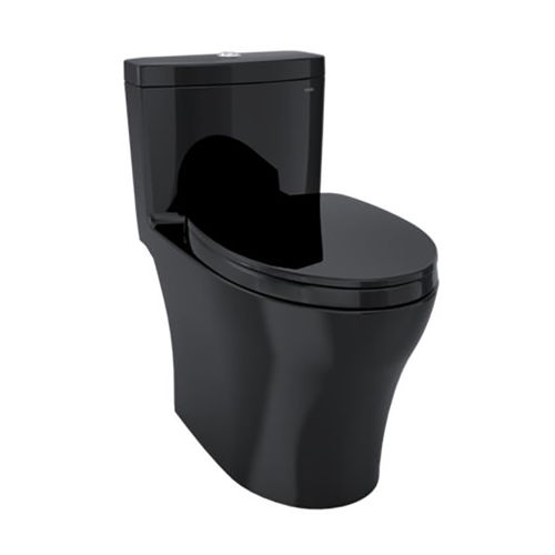 TOTO Aquia IV One-Piece Toilet w/ SS124 SoftClose Seat, 1.28/0.9 GPF, Elongated, WASHLET , Ebony - MS646124CEMFN#51