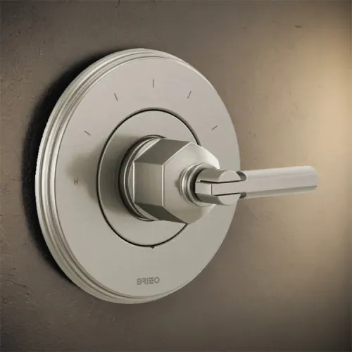Brizo Invari Sensori Single-Handle Thermostatic Valve Trim, Less Handle, Brilliance Polished Nickel - T66T076-PNLHP