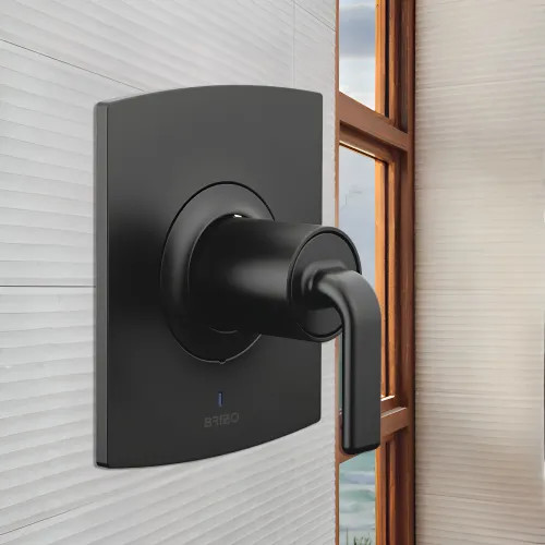 Brizo Kintsu TempAssure Thermostatic Valve Trim with Temperature and Volume Control, Matte Black - T60006-BLLHP