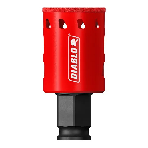 Diablo 1-1/4in Diamond Grit Hole Saw for Porcelain Tile, Ceramic Tile, Granite, Marble, Slate, and Glass - DHS1250DG