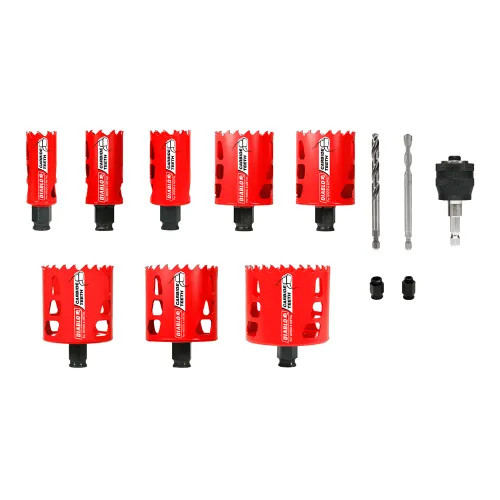 Diablo 13-Piece Carbide Teeth Plumber's Hole Saw Set with SnapLock PLUS Mandrel System, For Wood and Metal - DHS13SPLCT