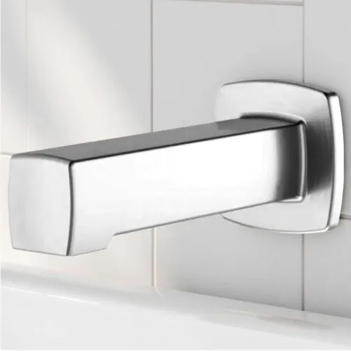 Pfister 6-1732" Non-Diverter Tub Spout with Threaded 12" Male Copper Adapter (CxMNPT), Wall-Mount, Metal, Chrome - 920-247A