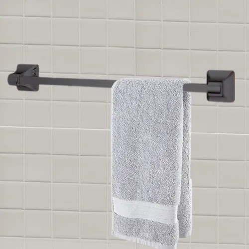 Pfister Park Avenue 24" Single Towel Bar with Mounting Hardware, Concealed Screw, Metal, Tuscan Bronze - BTB-FE2Y