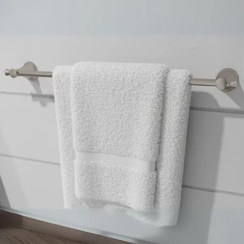 Pfister Winfield 24" Single Towel Bar with Mounting Hardware, Concealed Screw, Metal, Brushed Nickel - BTB-WF2KK