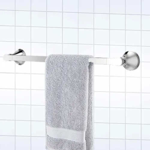 Pfister Woodbury 24" Single Towel Bar with Mounting Hardware, Concealed Screw, Metal, Polished Chrome - BTB-WD2CC